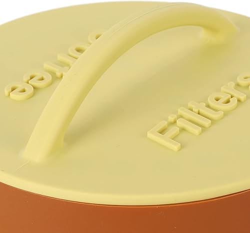 Soporte de almacenamiento de filtro de café, dispensador de filtro de café redondo de forma redonda, material de silicona, antipolvo, gran capacidad Soporte de almacenamiento de filtro de café, dispensador de filtro de café redondo de forma redonda, material de silicona, antipolvo, gran capacidad