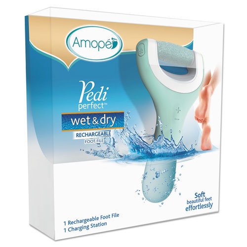 Buy Amopé Pedi Perfect Wet & Dry Rechargeable Foot File, Regular Coarse