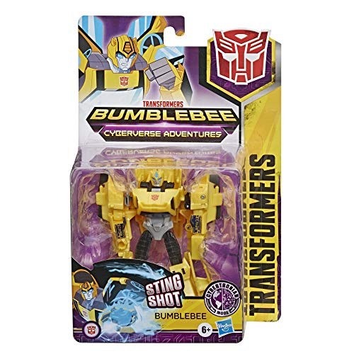 Transformers Bumblebee Cyberverse Adventures Action Attackers Warrior-Klasse Bumblebee Action-Figur, Sting Shot Attacke… – Bild 4