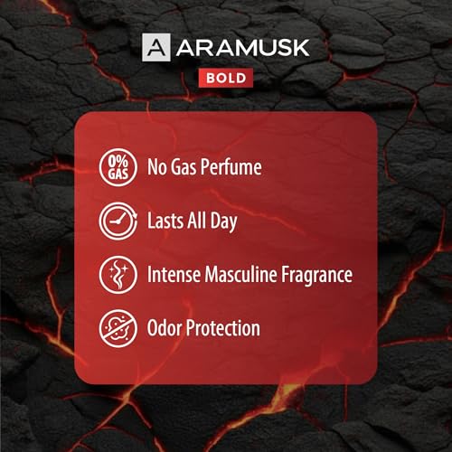 Image of Aramusk Bold NO GAS Perfume Body Spray for Men | Long Lasting Masculine Fragrance - 150mL