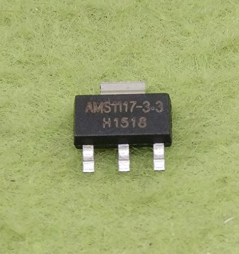 10pcs AMS1117-3.3 Voltage Regulator ICs - 3.3V 1A Output, SOT-223 Package (Open Box)