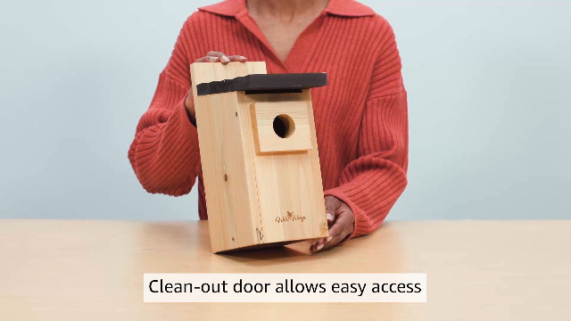 Amazon.com : Wild Wings WWCH3 Cedar Blue Bird Box House : Pet Supplies