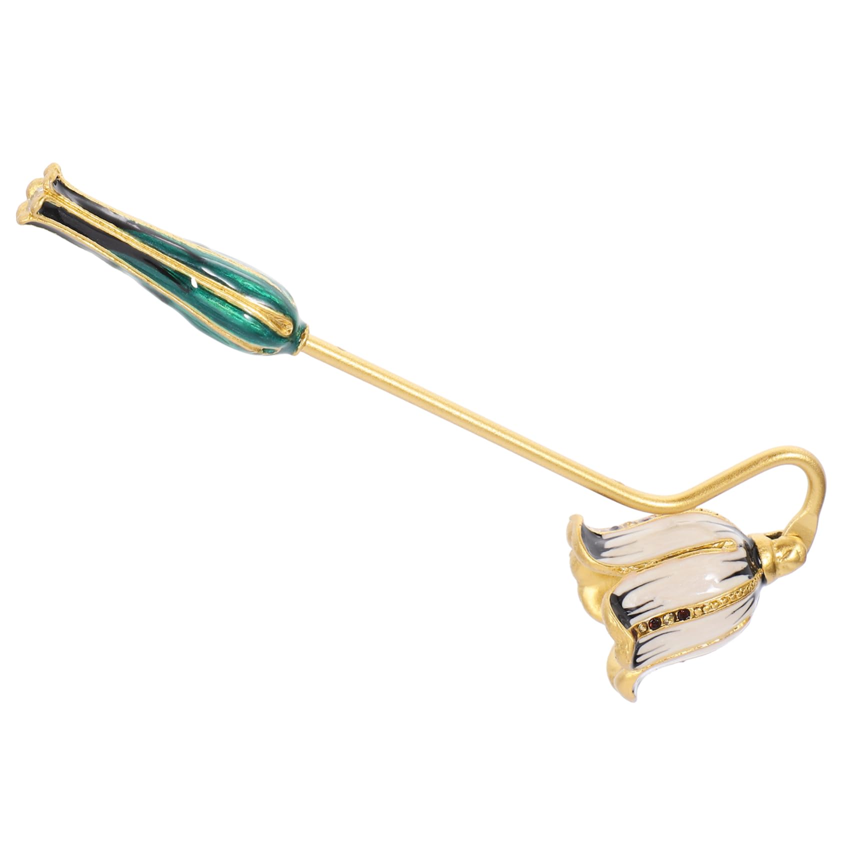 VOSAREA Vintage Metal Candle Extinguisher Tool Elegant Candle Snuffer Decorative Wick Snuffer Put Out Accessory