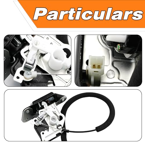Image of Rear Liftgate Latch Tailgate Lock Actuator Compatible for Jeep Grand Cherokee Liberty Dodge Durango Nitro 2006-2013.Replaces#4589131AG, 4589131AA, 4589131AB.