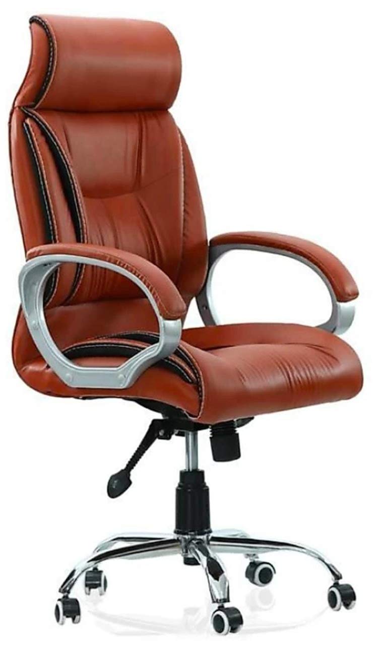 CADDY High-Back Imported Bonded Leather Home & Office Ergonomic Chair with High Comfort Seating and Advanced Mechanism, Luxurious Seating & Arm-Rest