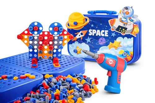 Générique Jeu de Construction Éducatif Thème Espace...