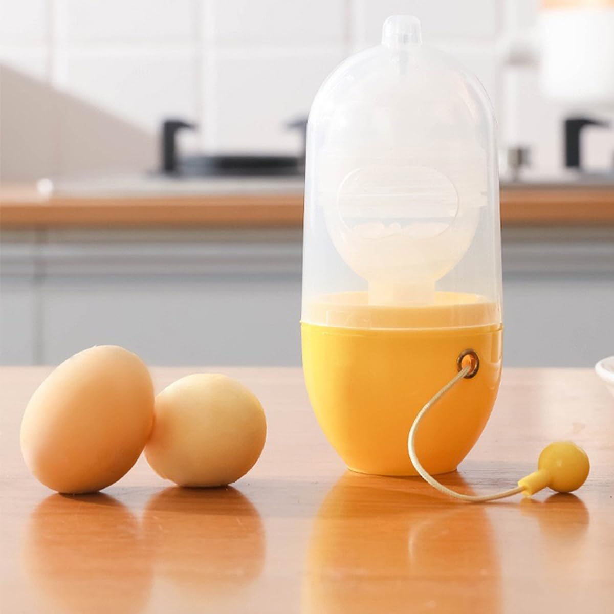Frullatore Portatile per Uova strapazzate frullatore per tuorli e albumi per Uova Dorate perfette frullatore per budini all'uovo utensile da Cucina per Utensili da Cucina