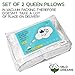 Milddreams Pillows for Sleeping 2 Pack Queen Size 20x30 inch - Set...