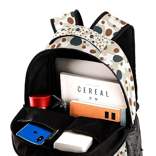 Sac à dos à pois géométriques Campus multicolore pour enfant