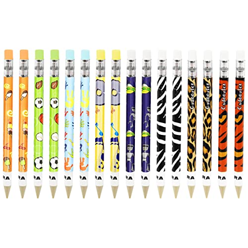 Zebra Cadoozle Lot de 16 mini porte-mines 0,7 mm Cover