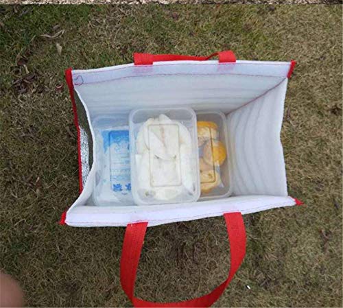 Picnic bag 10 Bags Of Carry-On Insulation Bags Disposable Food Refrigeration Preservation, Keep Ingestion, Heat Insulation Aluminum Foil