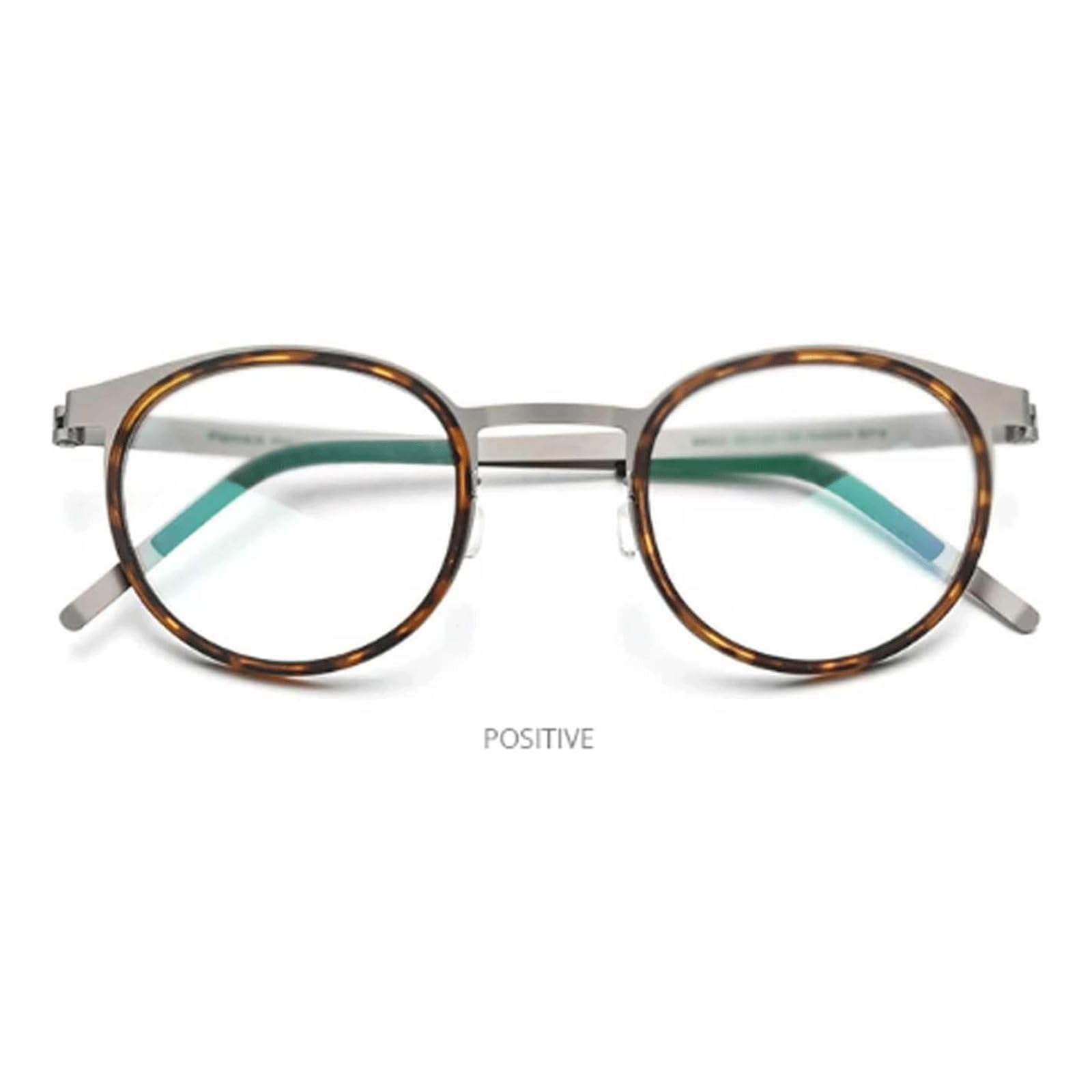 Montature Montature per Occhiali Rotonde Montature per Occhiali in Lega di Acetato Ottica con Lenti Montature per Occhiali Occhiali Comodi e Portatili Comodo da Indossare