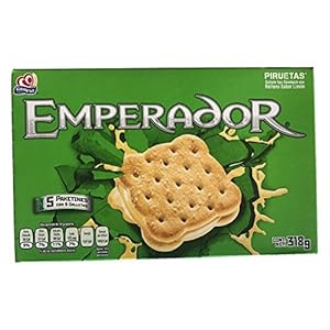 Gamesa Emperador Piruetas Lime Sandwich Cookies, 11.3 oz