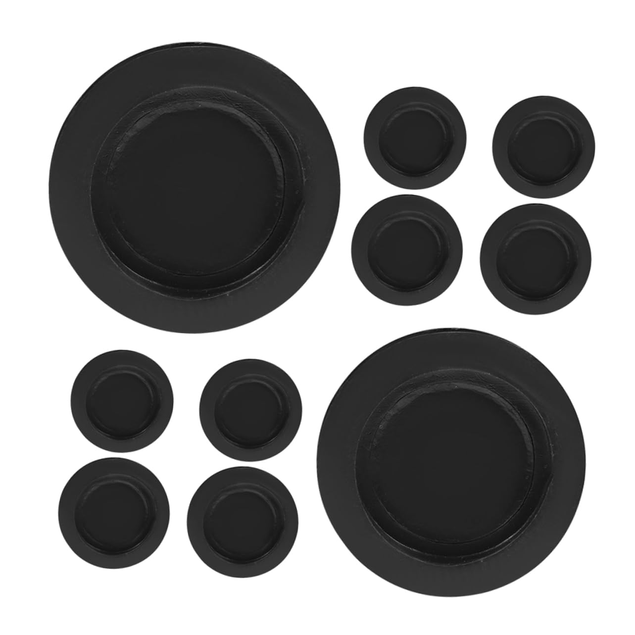 HOOTNEE Versatile Piggy Bank Bottom Plugs 10pcs Rubber Stoppers for Money Saving Boxes Savings Box Caps