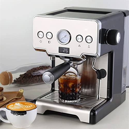 Cafetera semiautomática con espumador y filtro permanente 10 tazas miniatura 4