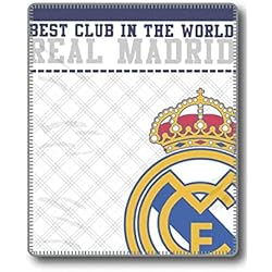 Tejidos Madrid Cortinas Tejidos Reina Emblema Manta Polar, Multicolor, 130x160 cm