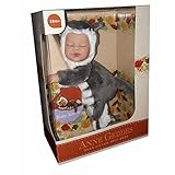 Anne Geddes 9 inch Baby Kitten Doll - Bean Filled Soft Body Collection