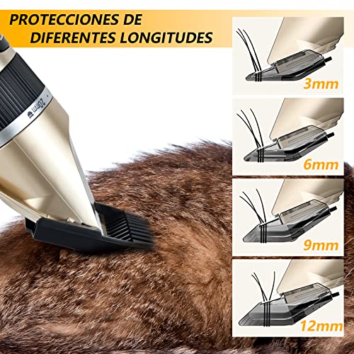 Image of Electric Clipper for Dogs and Cats with Adjustable Comb, Low Noise