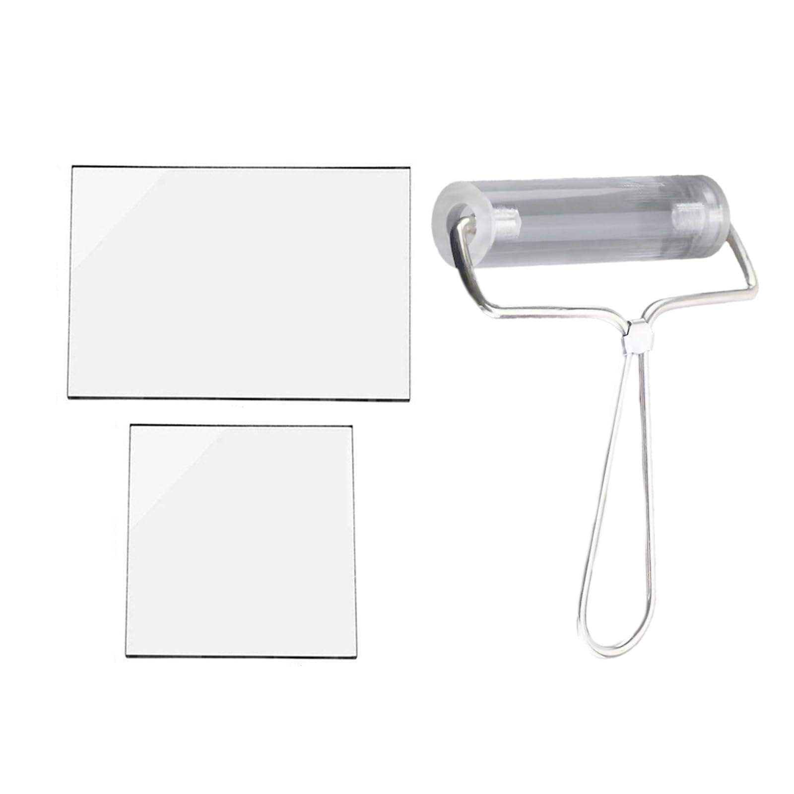 Hsioluted Acrylics Clay Sheet Board Clay Modelling Tool Acrylics Roller Rolling Pin for Sculpting Sculpting