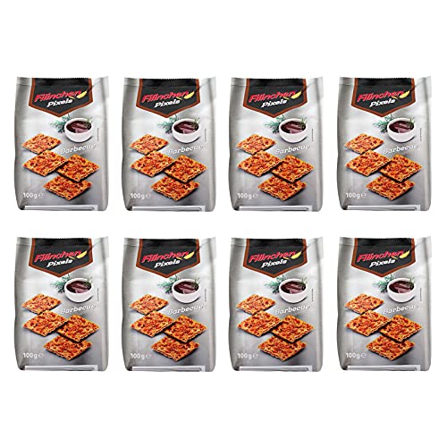 8er Pack Filinchen Pixels Barbecue 8 x 100 g kleiner Snack Knabberzeug ballaststoffreich Cover