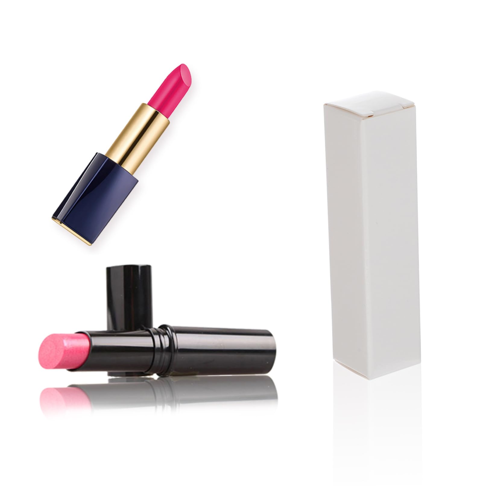 50 Schwarze Lippenstift-Boxen Aus Kraftpapier – 8,5 X 2 Cm, Leer, Für DIY-Lipgloss & Kleingeschenke