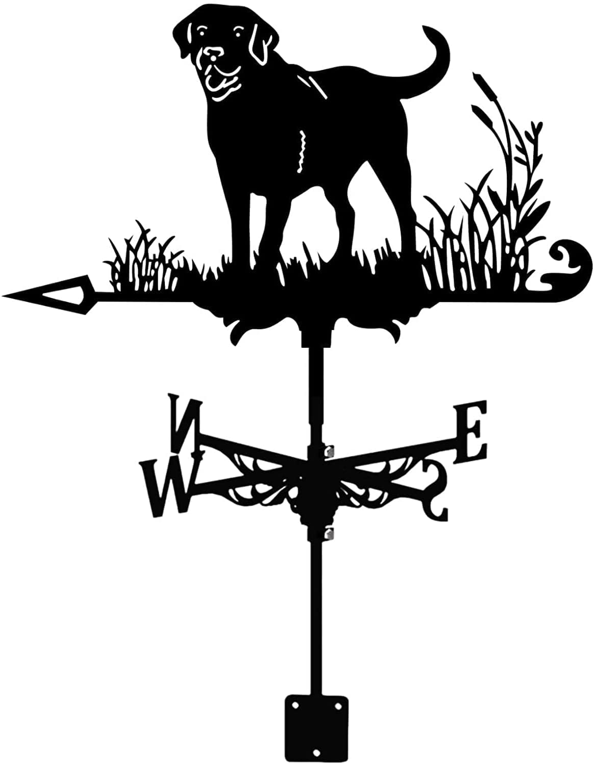 Metalowa wiatrowskaz z słupkiem ogrodowym, kształt koguta, konia, psa, smoka, żelazna sztuka, wiatrowskaz do ogrodu, nakładka na dach padoku, obrotowe narzędzia pomiarowe kierunku wiatru, wyst