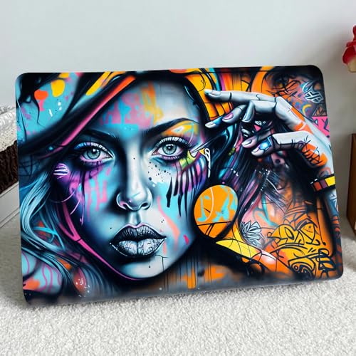 Image of NoWorries Laptop Skin for 14inch /15inch Devices- Graffiti Laptop Sticker Upto 15.6inch Compatible with Apple /dell /Hp /Lenovo /Acer /Asus - Dustproop & Waterproop Vinyle Grayback Laptop Skin