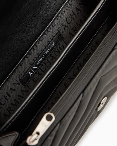 Armani Exchange Women's Victoria Wallet On Chain, Black, 192