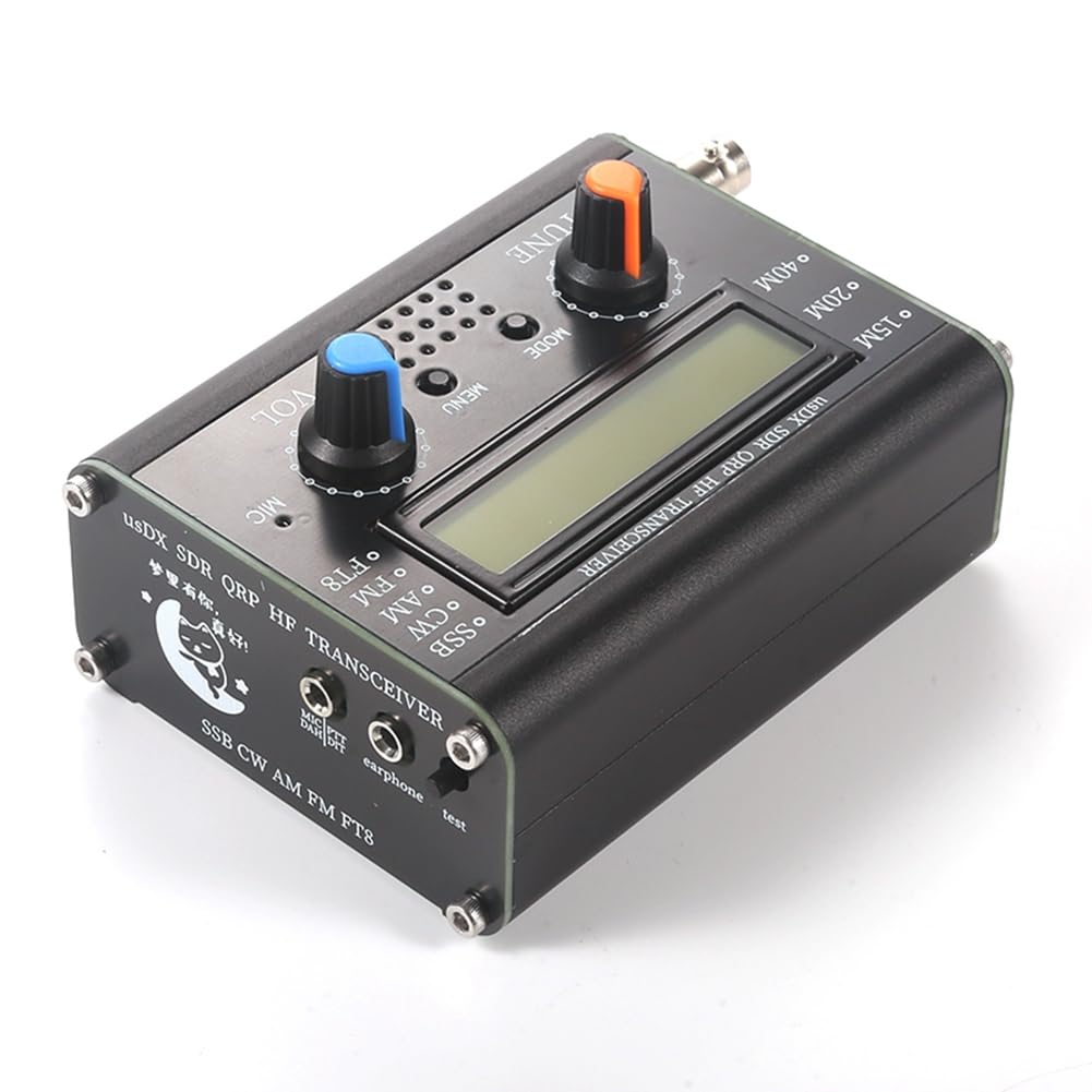 rieder Émetteur-récepteur sans fil portable USDX SDR QRP émetteur-récepteur radio amateur 3 bandes avec microphone à main