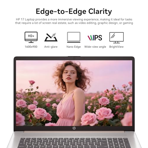 HP 17 Laptop Computer 17.3" HD+ Intel Core i5 32GB RAM 2TB SSD miniatura 5