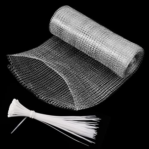 210 mm x 6 m Grille Anti Rongeur,Grillage en Acier Soudé Galvanisé à Chaud pour Rongeurs,Grillage Anti Rongeur, avec 50 câbles, 3mm Grillage Galvanisé...