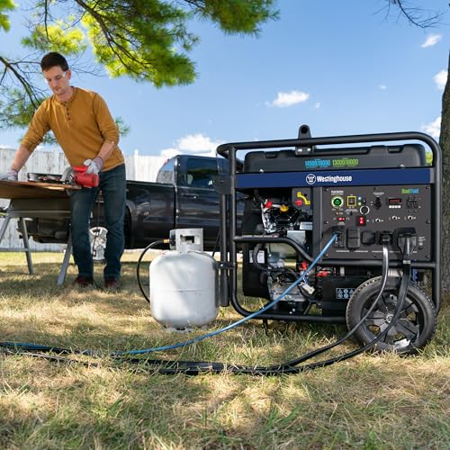 Westinghouse Outdoor Power Equipment 18000 Peak Watt Dual Fuel Home Backup Portable Generator, Remote Electric Start, Transfer Switch Ready, Gas and Propane Powered - Image 4