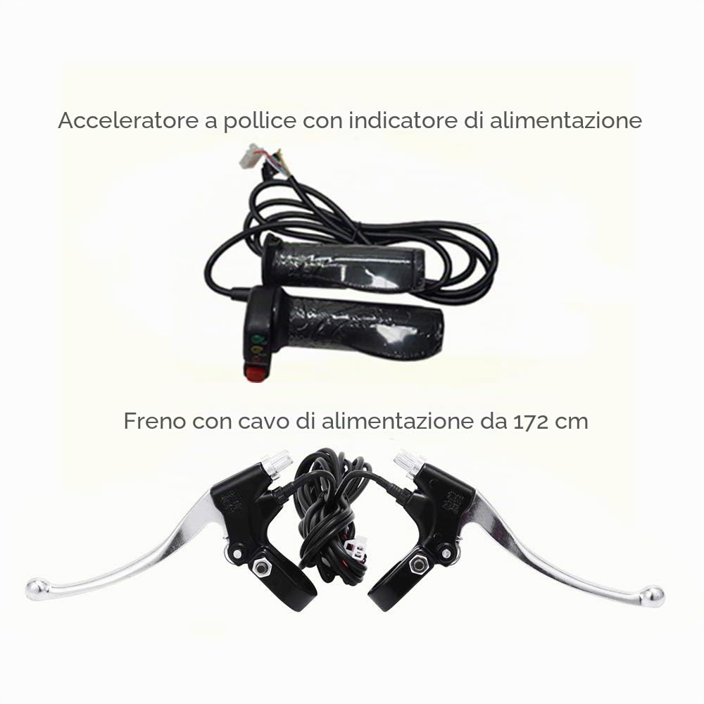 Kit di conversione per bicicletta elettrica 36 V 250 W 26" - Ruota anteriore - Motore anteriore