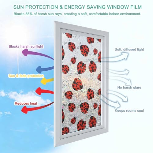 Película Decorativa para Ventanas Efecto Vidrio Teñido 19.6x39.3 miniatura 4