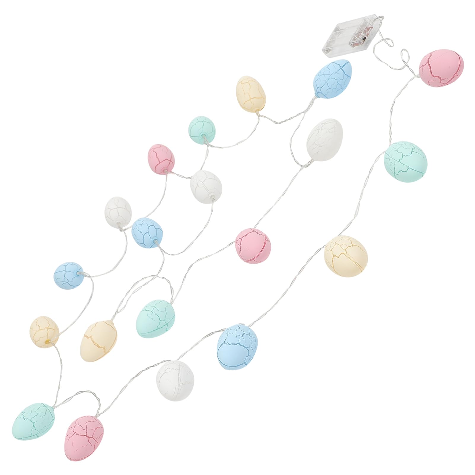 3 Stück Easter Egg String Light Leds Batteriebetriebene Lichterkette für Festliche Dekoration für Ostern Hochzeiten und Partys Dekorative Lichter für Einfarbige und Mehrfarbige