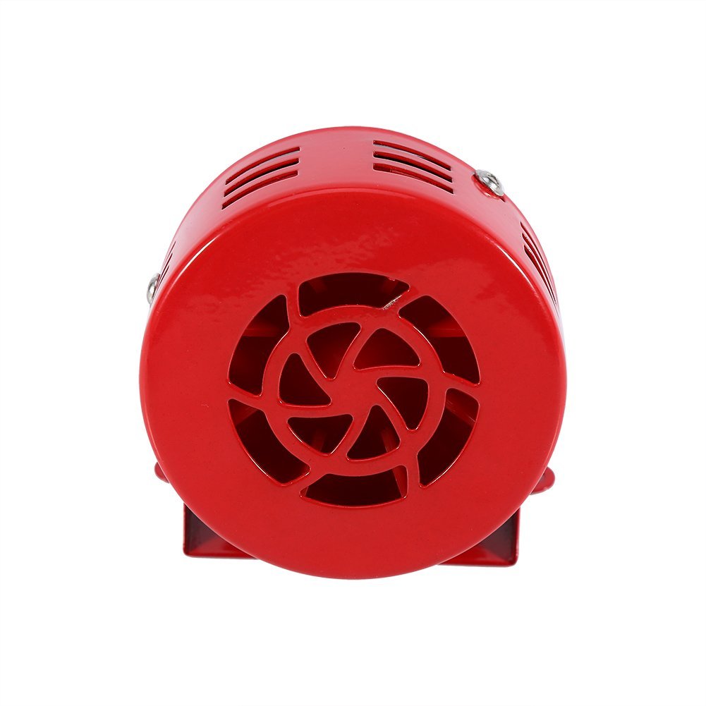 Corno forte 12V 110dB Electric Car Truck Moto guidato Freno motore Air Raid Sirena Corno allarme forte rosso 50s