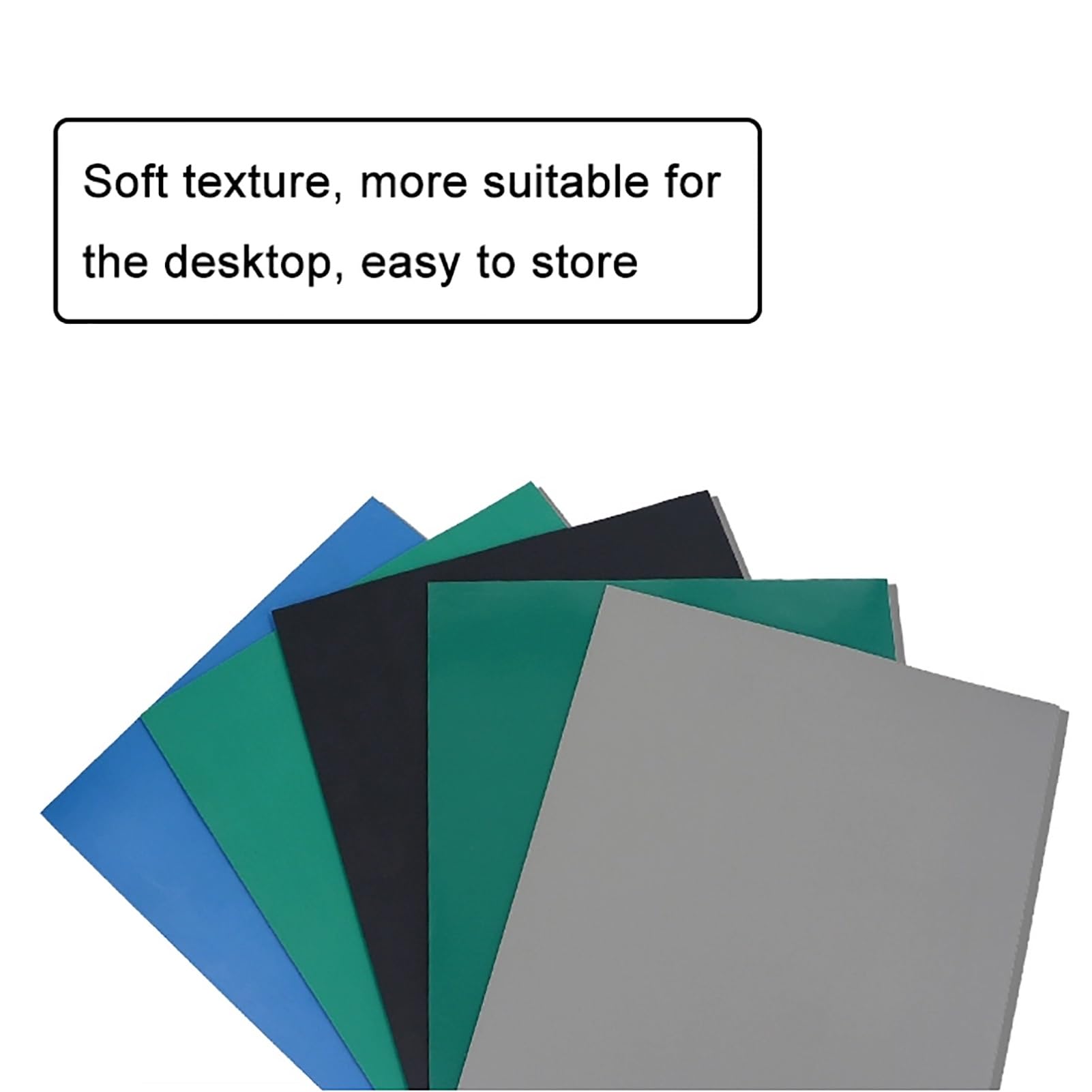 Tapis anti-statique, tapis d'établi en caoutchouc PVC pour réparation d'équipements électroniques, 2 mm d'épaisseur, idéal pour le soudage et le contrôle statique, 60 x 120 cm