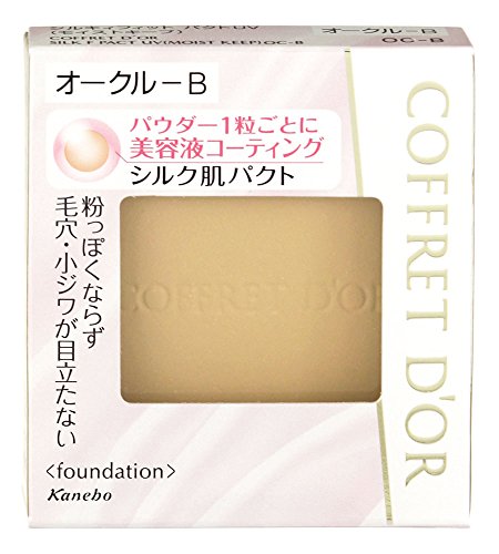 Kanebo Coffret D'or Silky Fit Powder Uv Foundation Refill (Moist Keep) Ochre B