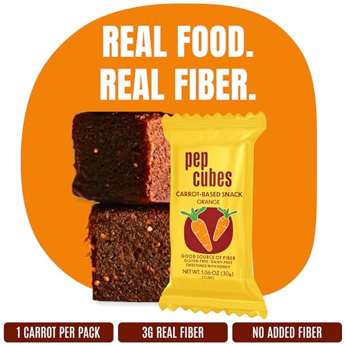 PEPCUBES Carrot Snack Bites sabor Naranja 8 unidades miniatura 6
