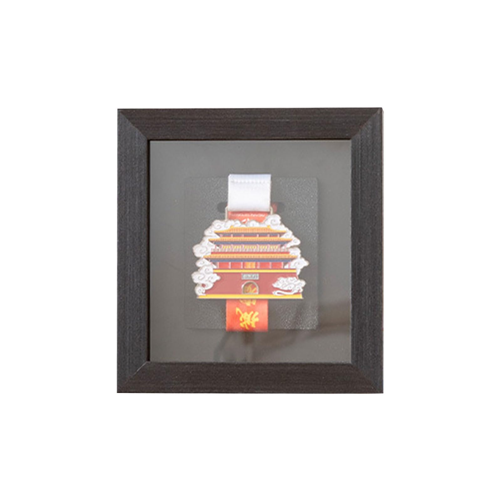 Strong Wood Award Holder Frame with Roomy Design Fits Numerous Pins for Proud Exhibition Elegant Achievement Holder Frame with Roomy Design Fits Numerous Badges