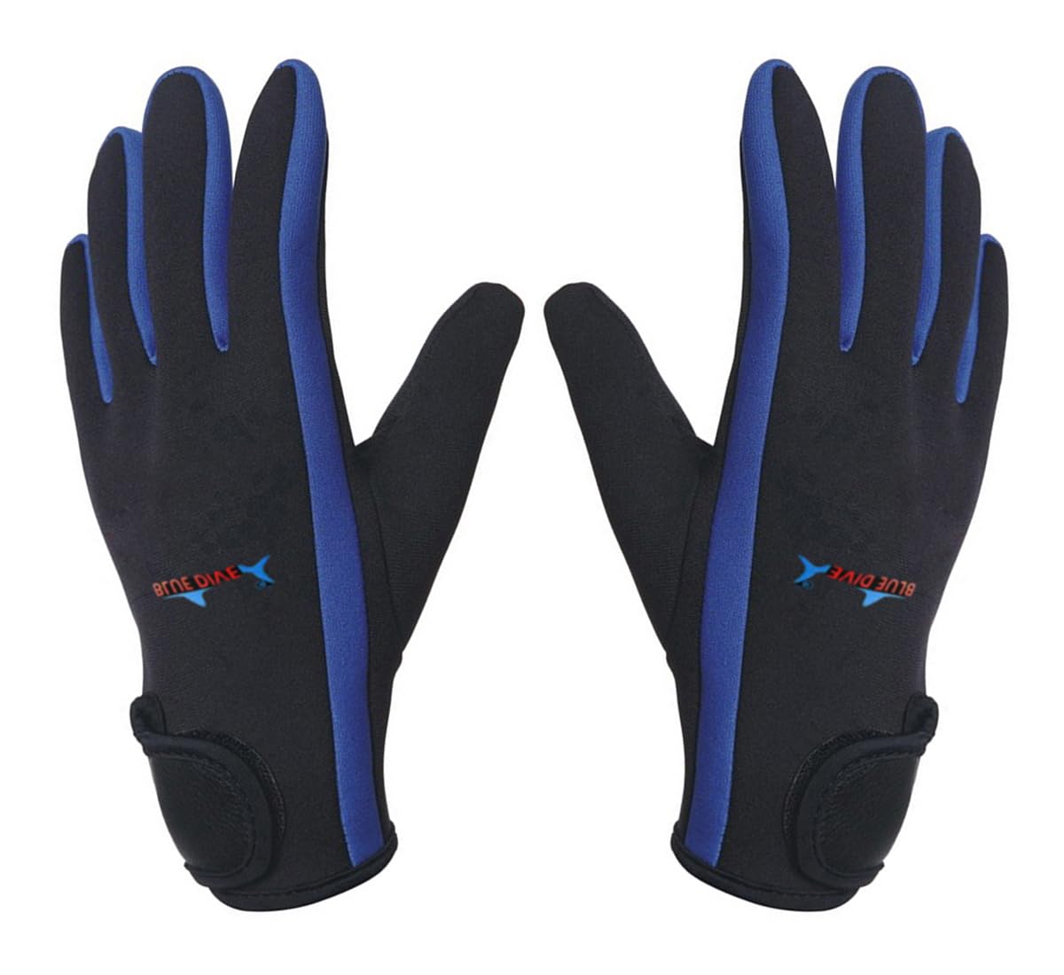 3mm Neoprene Wetsuit Gloves - Thermal Diving Gloves for Women & Girls - Anti-slip, Elastic, Ideal for Diving, Surfing, Kayaking, Snorkeling, Sailing, Canoeing & Water Sports (Blue fits Size M, L, L) โ image 1