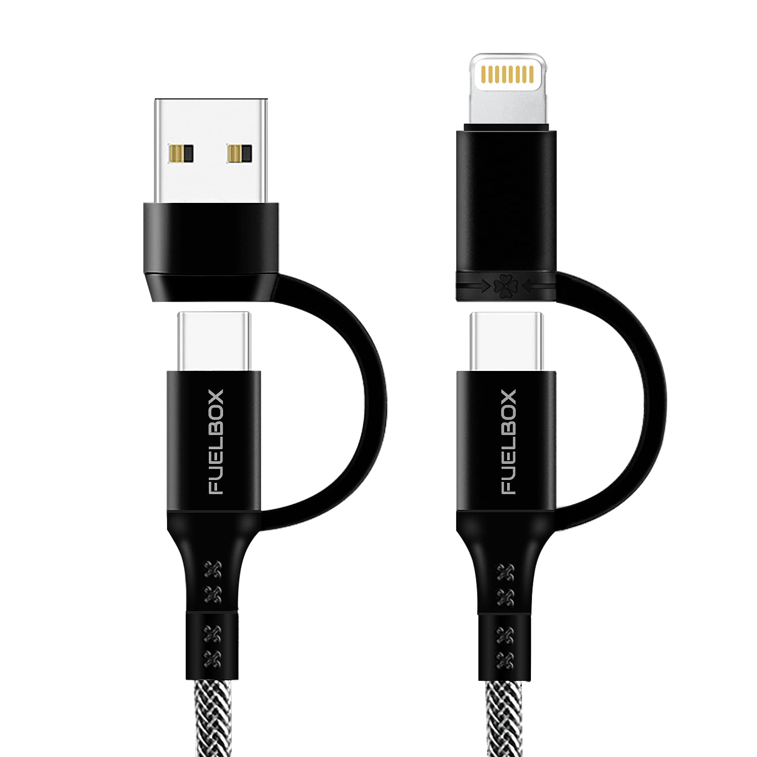 See full amazon price history chart for FuelBox Power Sharing Cable 1.2 m 4 in 1 Multiple USB Charging Cable | USB to USB Type C & Lightning Sync & Charge (Compatible with Mobile, Grey, One Cable) FuelBox Power Sharing Cable 1.2 m 4 in 1 Multiple USB Charging Cable | USB to USB Type C & Lightning Sync & Charge (Compatible with Mobile, Grey, One Cable) (B0C28CQDY8) Amazon Price History, Amazon Price Tracker