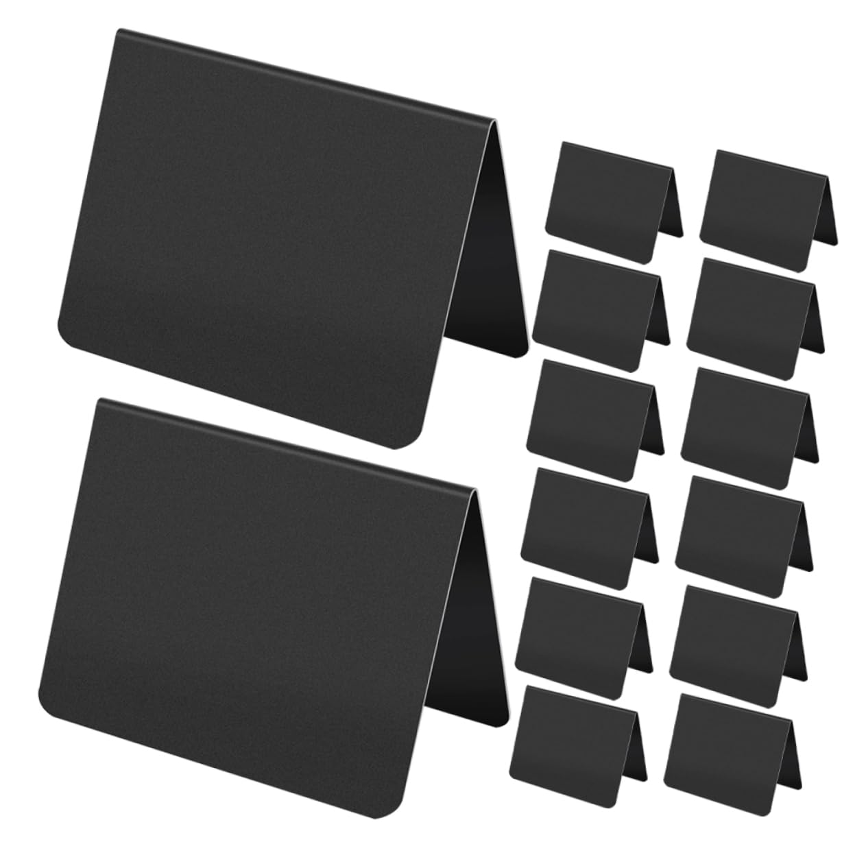 Gadpiparty 4 Sätze Blackboard -preisschild Stichworte Planke Schwarze Kreidetafel Kreidetafel-schild Tafelschild Preistafeln Zeichnen Tafeln Für Restaurants Pvc 15 Stücke * 4