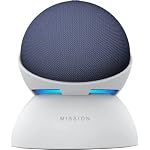 Echo Dot Bundle: Includes Echo Dot (5th Gen) Deep Sea Blue and Battery Base, White - Image 4