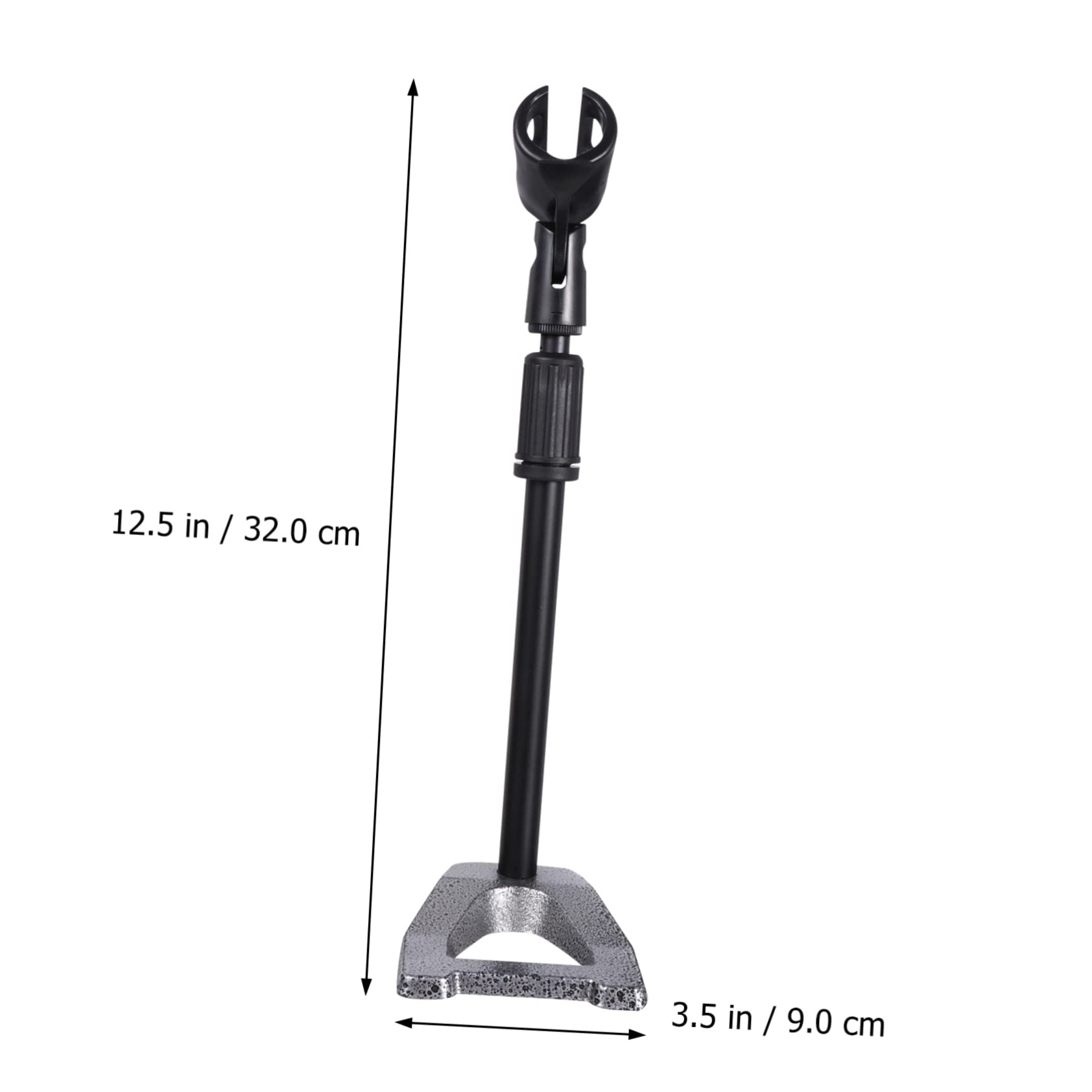 Supporto Per Microfono Con Altezza Montaggio Facile Base Pesante Antiscivolo Retrattile Fino Adatto Diversi Microfoni