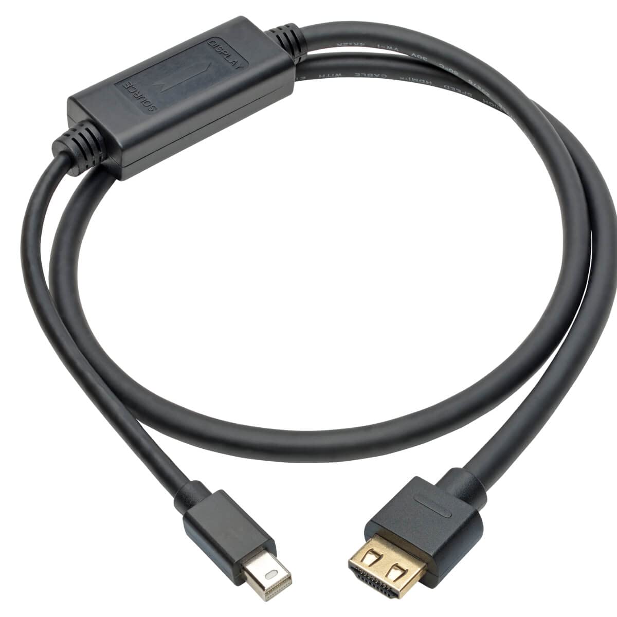 Tripp Lite Cavo adattatore attivo da Mini DisplayPort 1.4 a HDMI, UHD 4K a 60 Hz, HDR, HDCP 2.2, 1,8 metri, garanzia 3 anni (P586-006-HD-V4A)