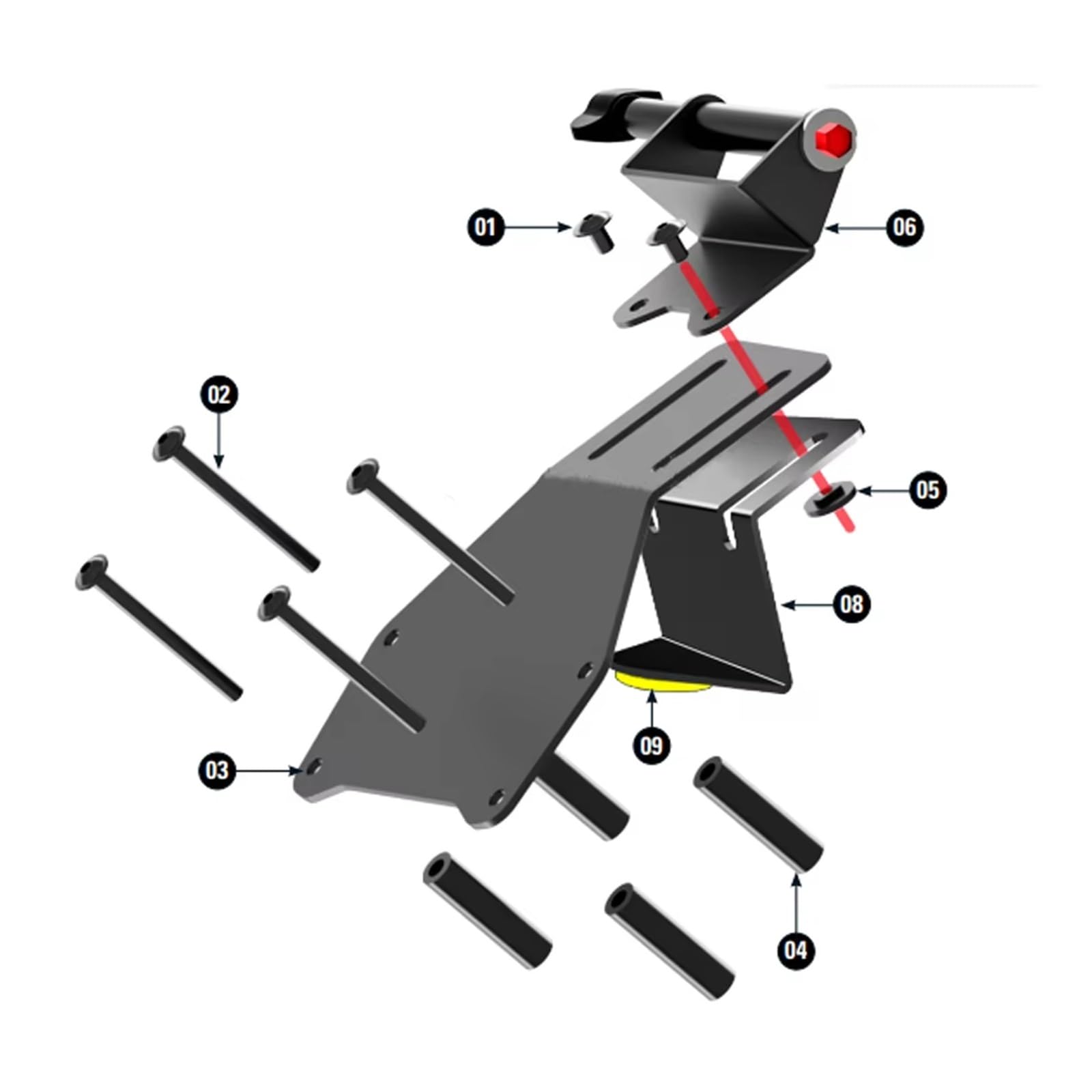 Porta Cellulare Moto Per BMW Per F850GS Per F750GS 2018 2019 2020 2021 Moto GPS Smart Phone Staffa Di Montaggio Di Navigazione Supporto Telefono Bicicletta(A Set)