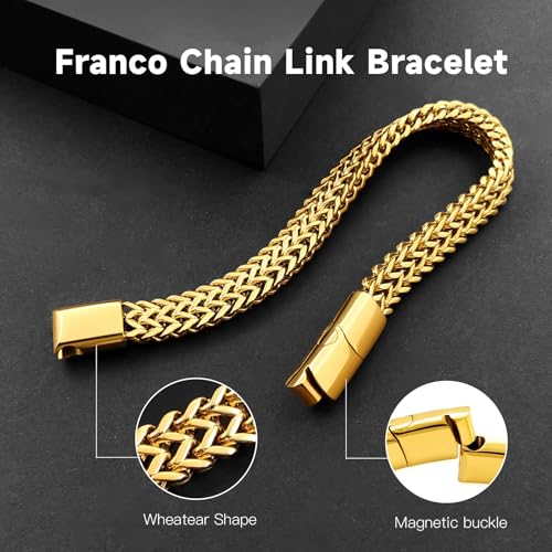 Pulsera Cadena de Acero Inoxidable para Hombre miniatura 5