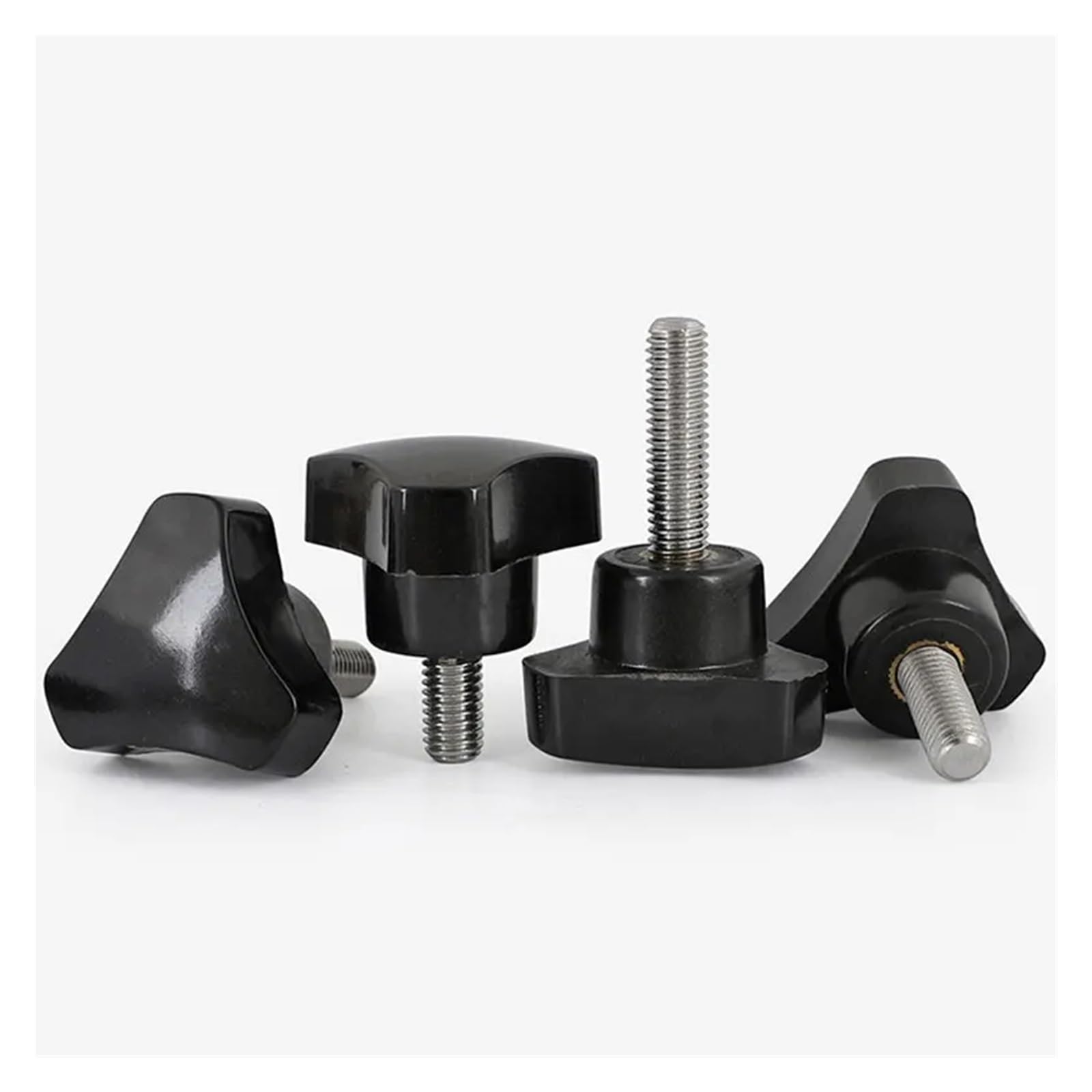 M4 M5 M6 M8 Vite a testa stellare Vite di serraggio Vite a testa zigrinata in plastica di nylon Bullone con manopola for attrezzature industriali(10mm,M6)