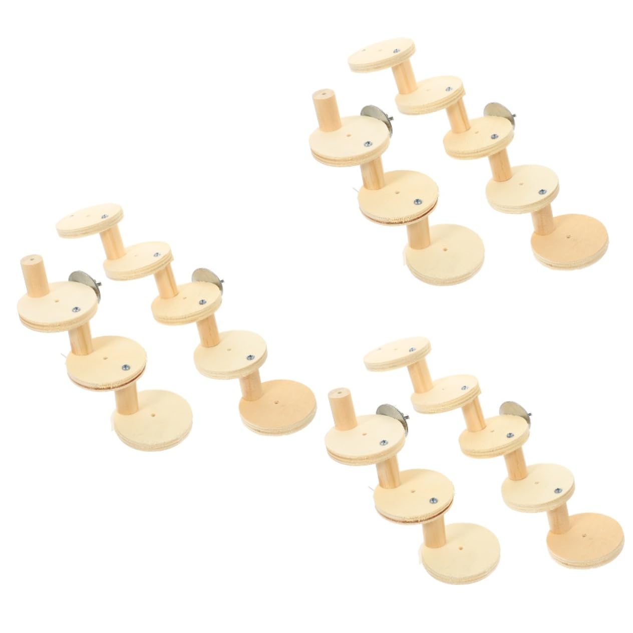 minkissy 3stücke Holzspielzeug Für Hamster Dekorative Leiter Für Kleintiere Sicher Und Geruchsfrei Für Käfige Fördert Spiel Und Neugier Stufiges Design Für Aktiven Spaß